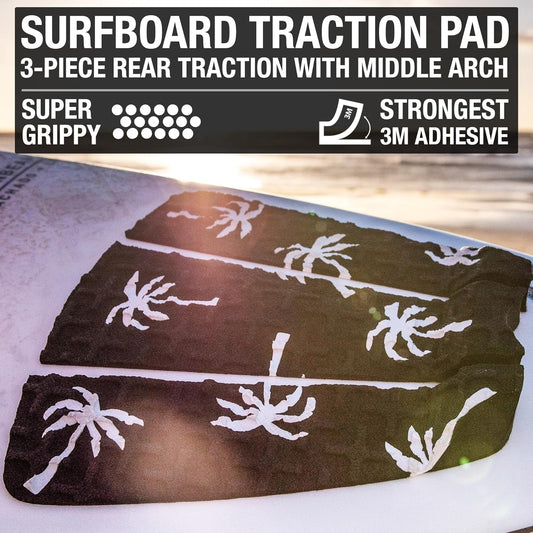 3-Piece Surfboard Traction Pad — Maximum Grip - Image 2