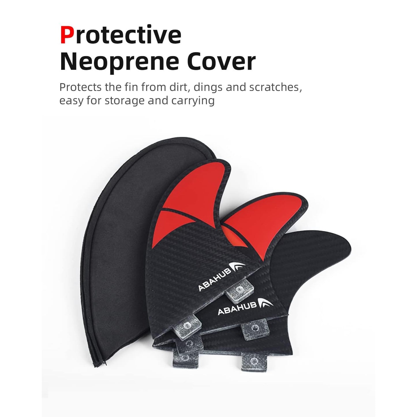 Surfboard Thruster Fins Set with Wax Comb & Fin Key - Image 4