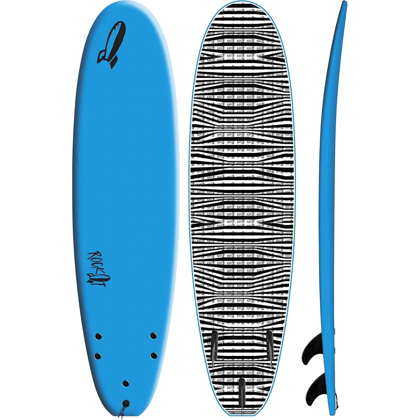 7ft Midsized Soft Top Surfboard for Adults & Beginners