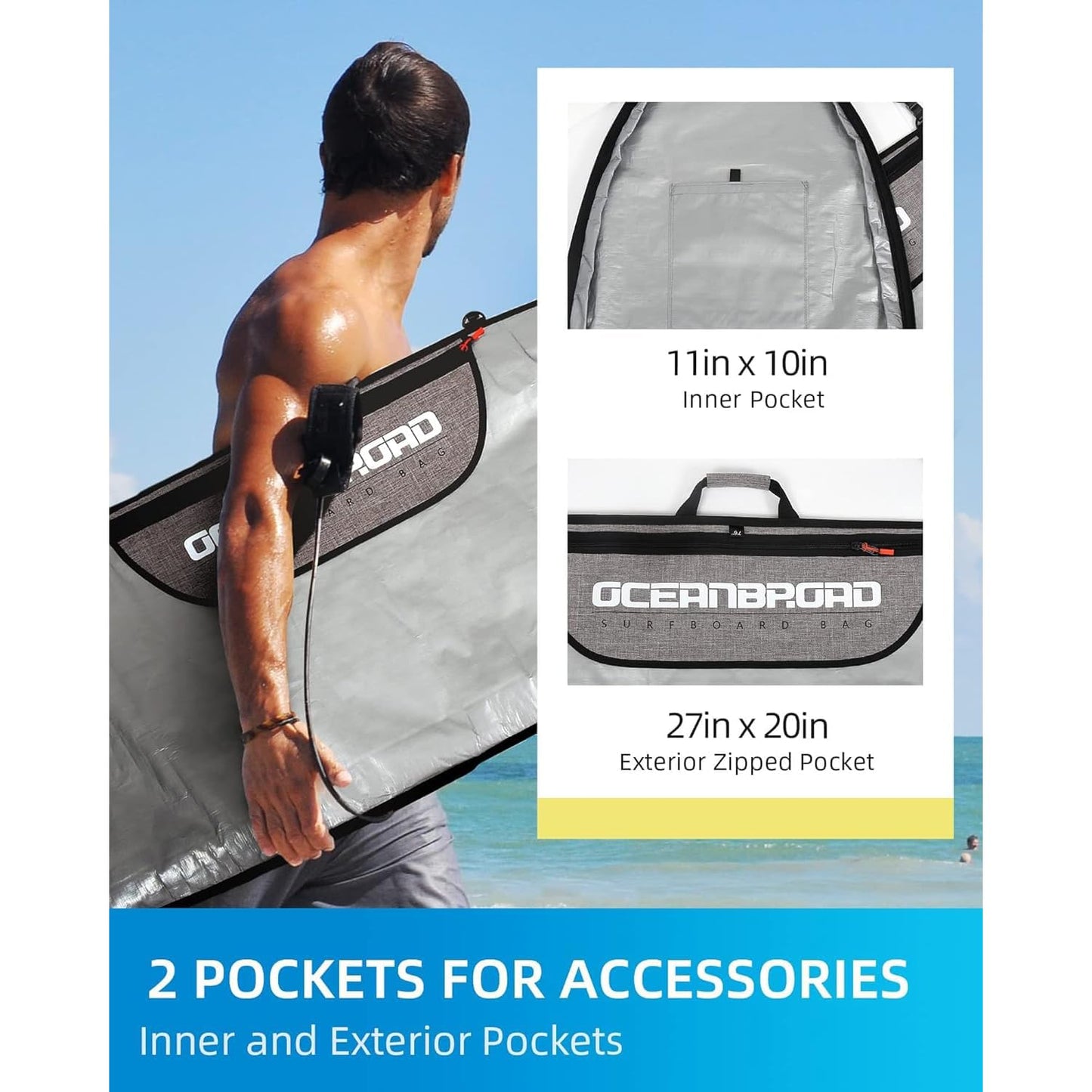 Surfboard Day Bag — Padded, UV Protection, Multiple Sizes - Image 5