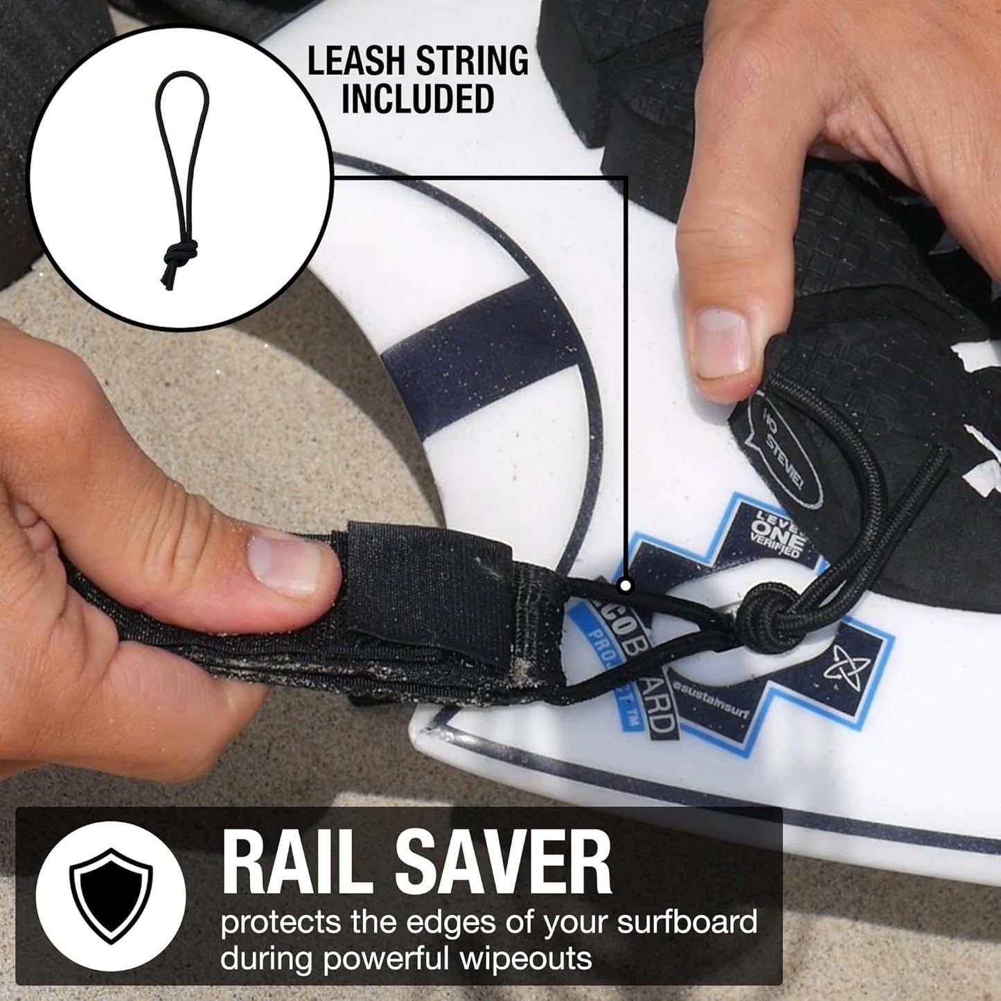 Premium Surf Leash — No Tangles, Heavy-Duty Cord - Image 6