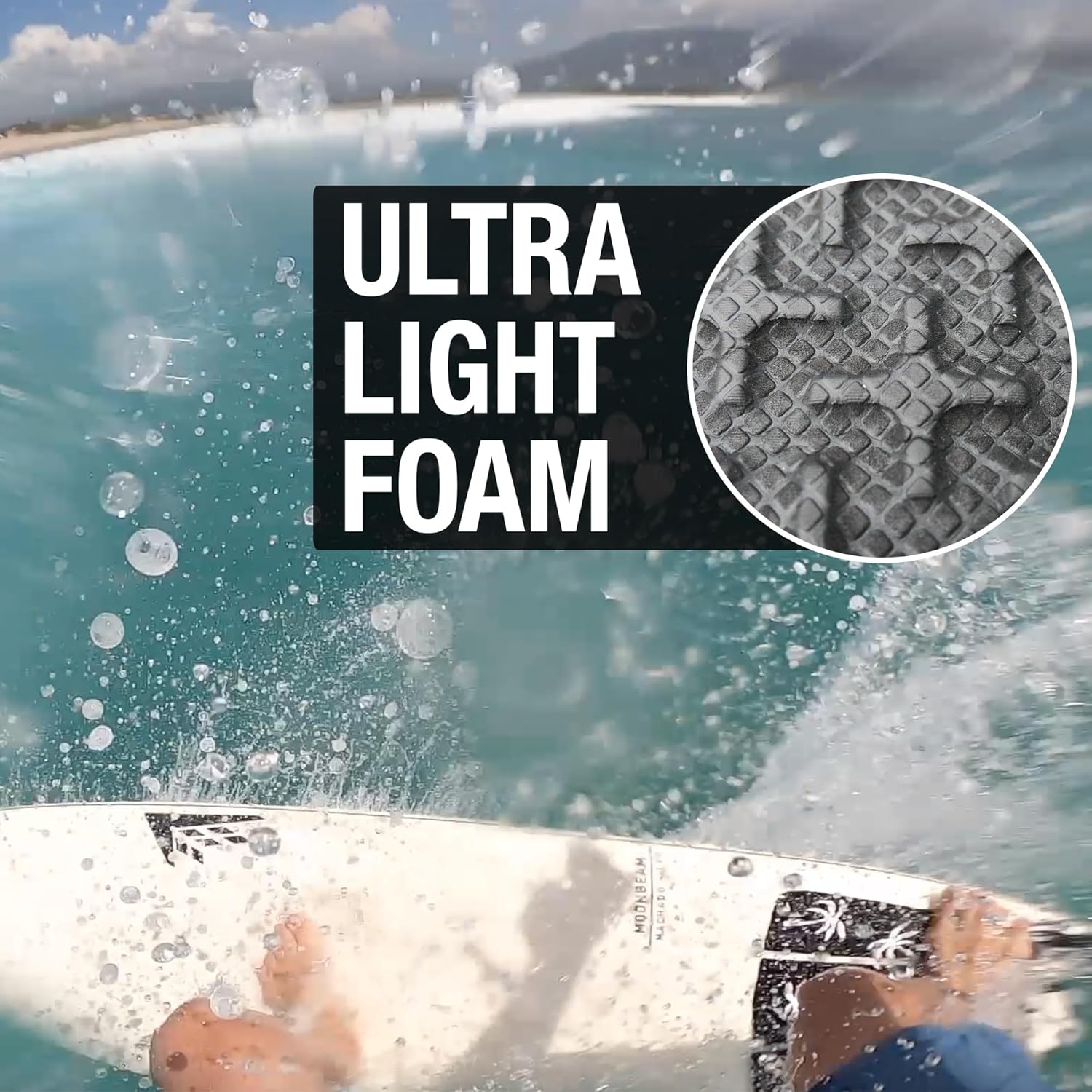 3-Piece Surfboard Traction Pad — Maximum Grip - Image 4
