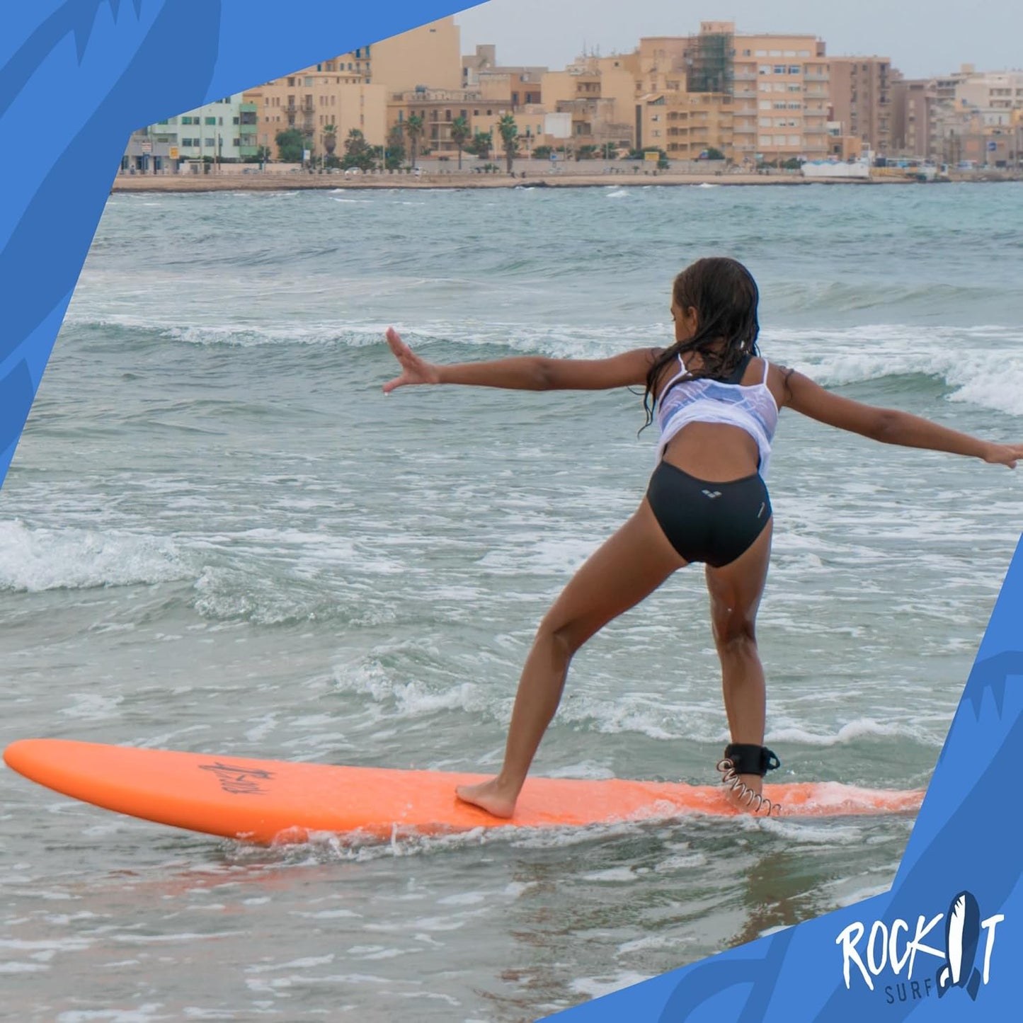 7ft Midsized Soft Top Surfboard for Adults & Beginners - Image 6