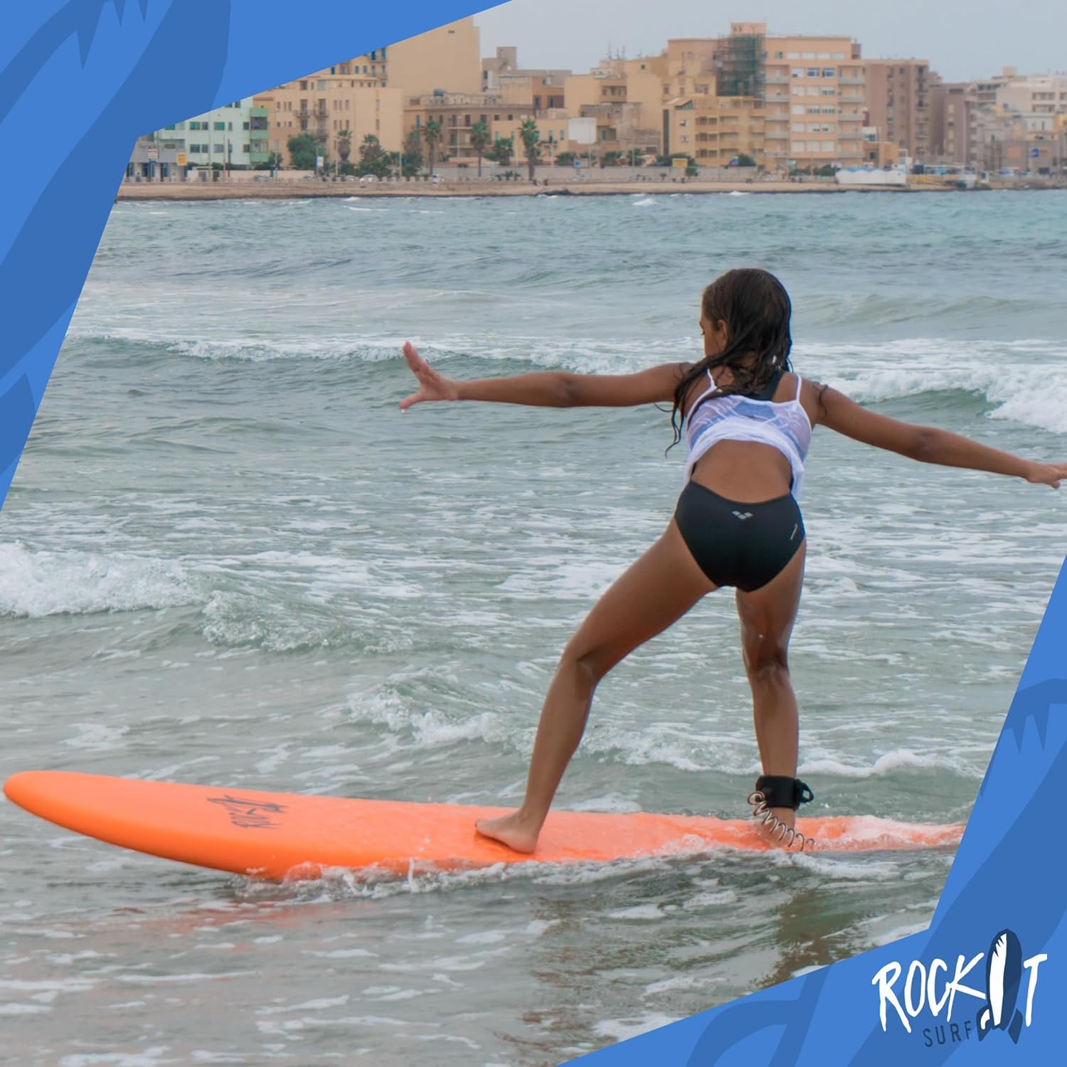 7ft Midsized Soft Top Surfboard for Adults & Beginners - Image 6