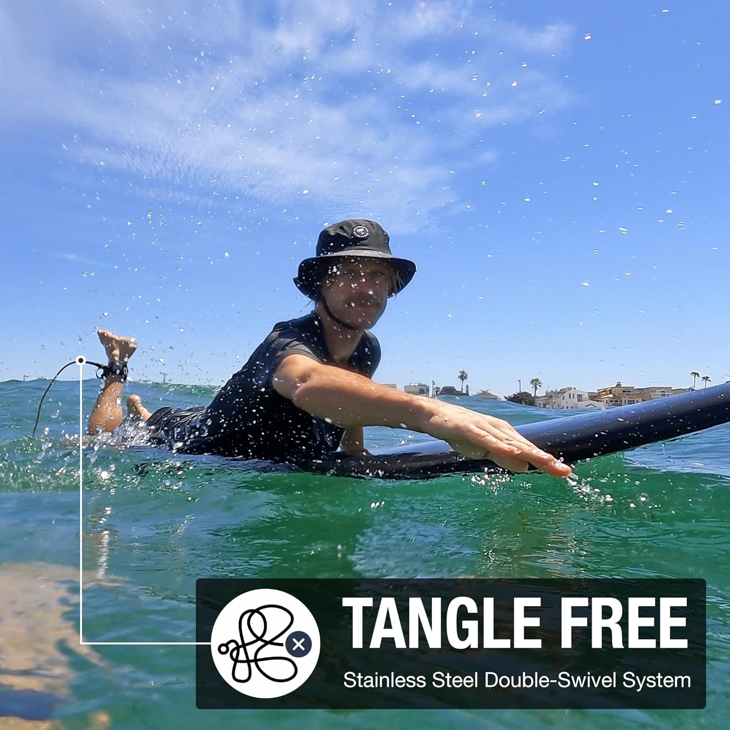 Premium Surf Leash — No Tangles, Heavy-Duty Cord - Image 5