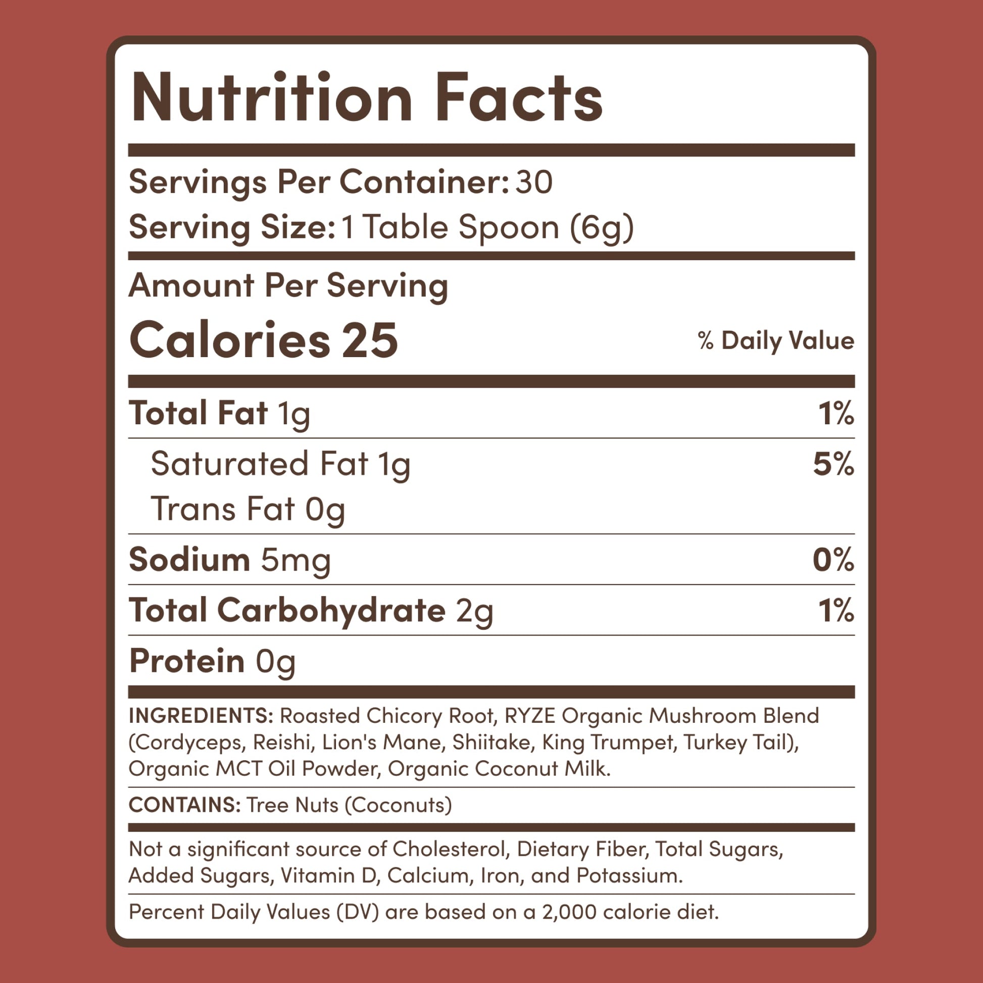Mushroom Chicory (30 Servings)