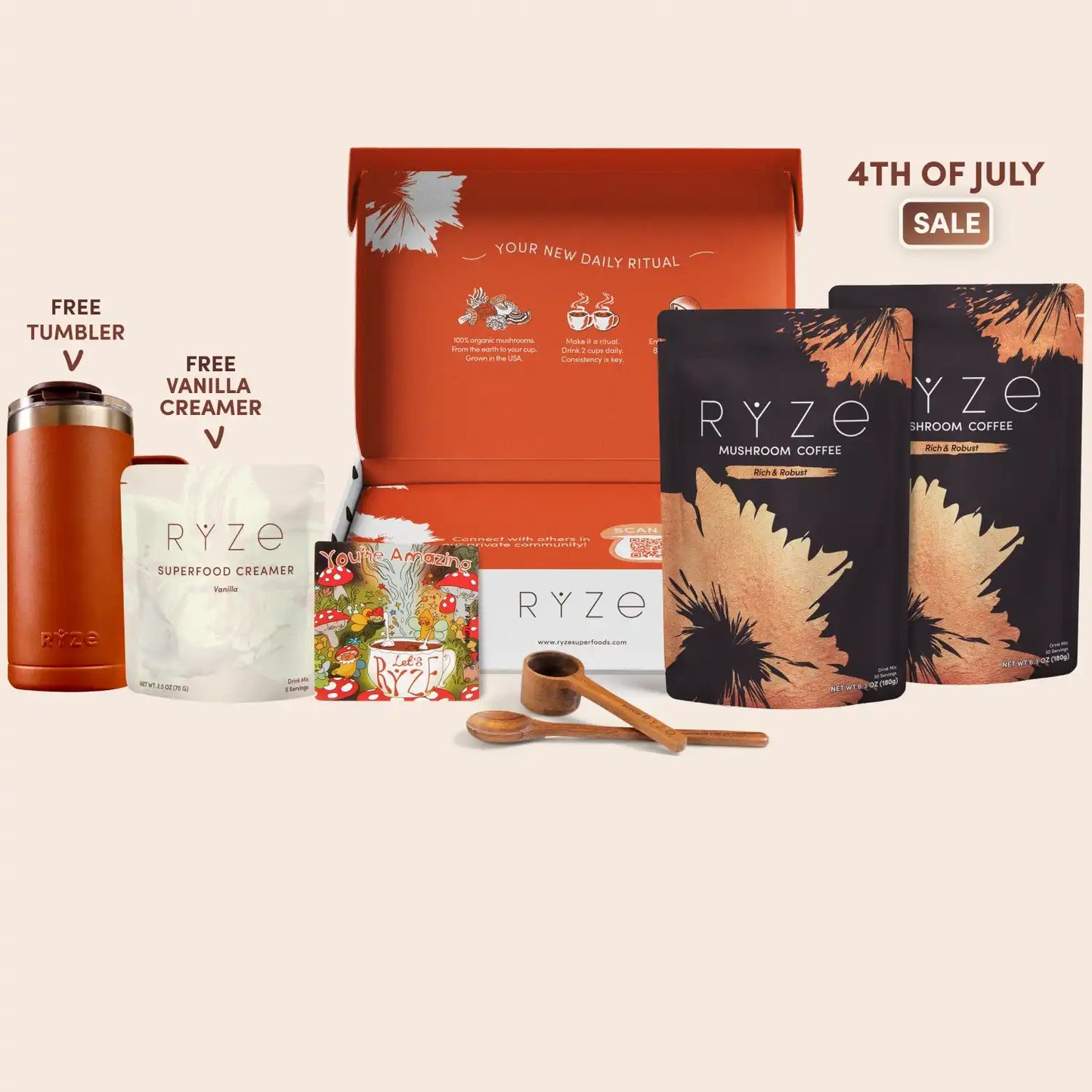 Mushroom Coffee Dark Roast Starter Kit (Upgrade)