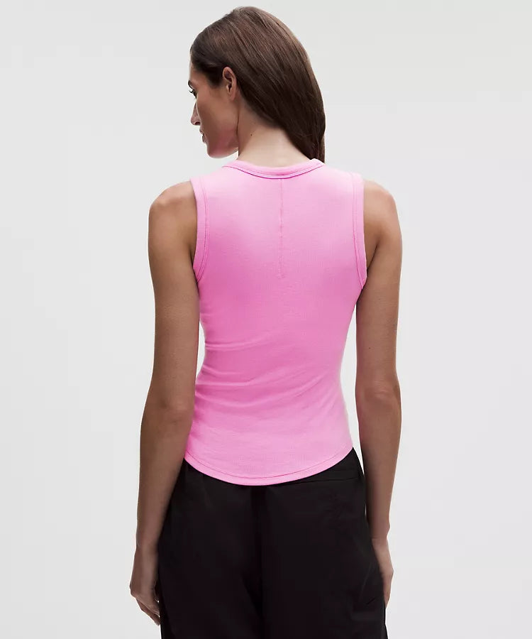Hold Tight Crewneck Tank Top Waist Length