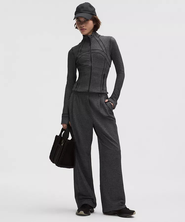 Define Cropped Jacket Herringbone