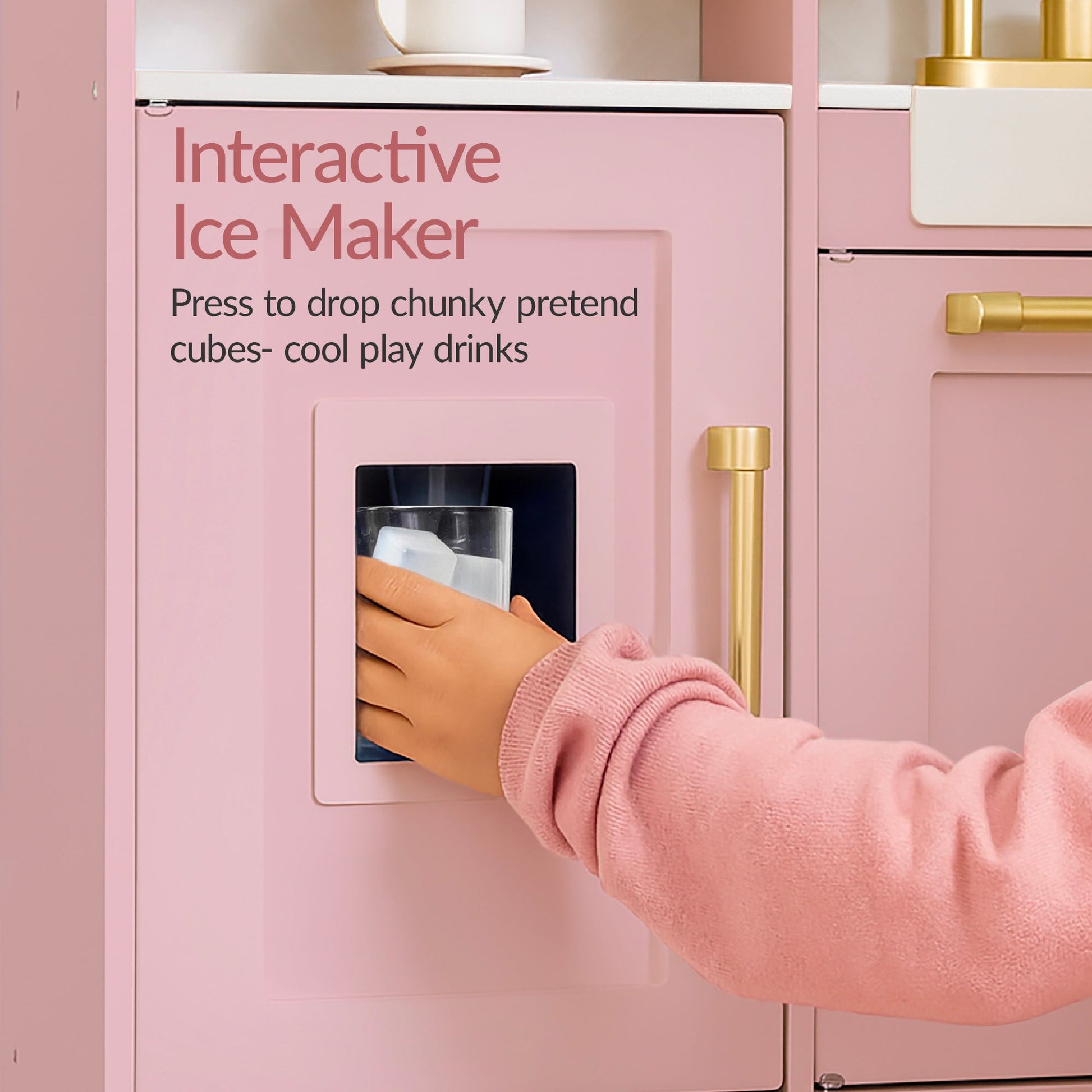 Pretend Play Kitchen with Espresso Machine