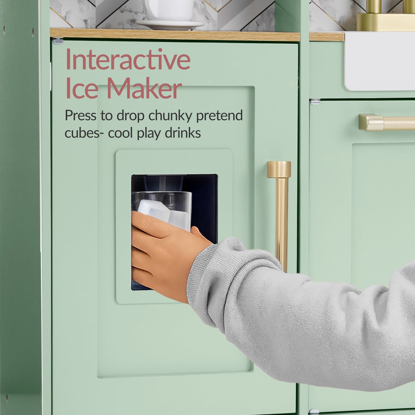 Pretend Play Kitchen with Espresso Machine
