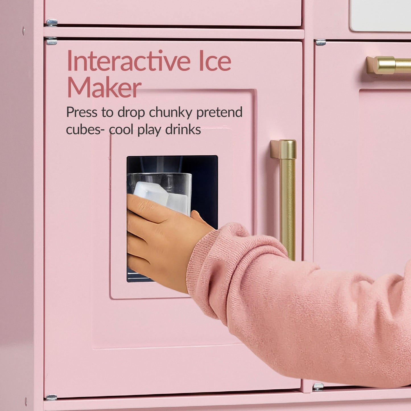 Pretend Play Kitchen with Framed Chalkboard
