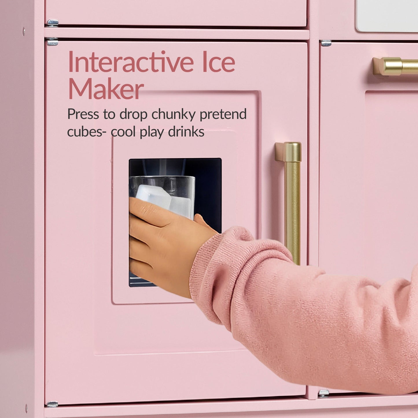 Pretend Play Kitchen with Framed Chalkboard