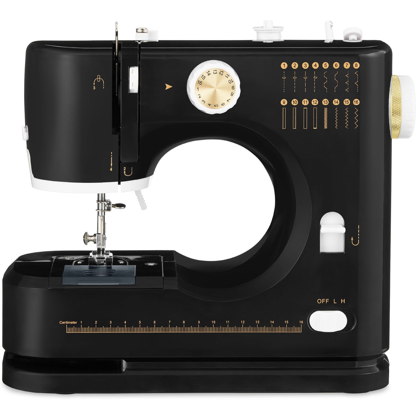 55-Piece Sewing Machine Kit for Beginners w/ 16 Stitch Patterns