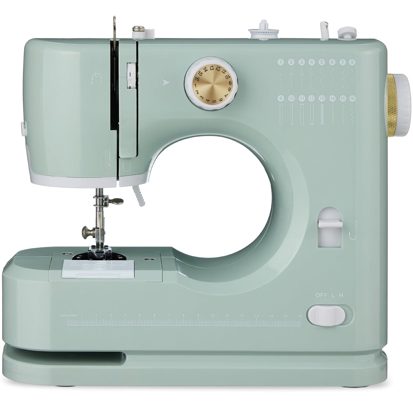 55-Piece Sewing Machine Kit for Beginners w/ 16 Stitch Patterns
