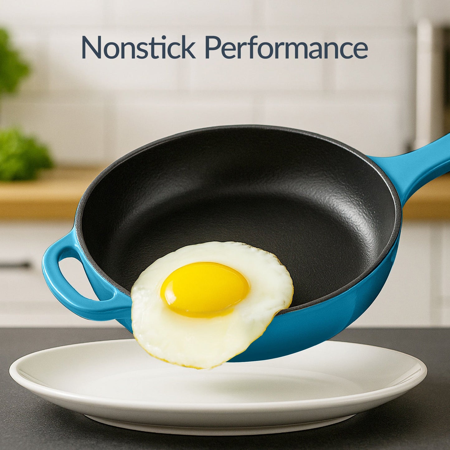 Non-Stick Pot & Pan Cookware Set, Cast Iron Skillet, Pan, Press, Dutch Oven