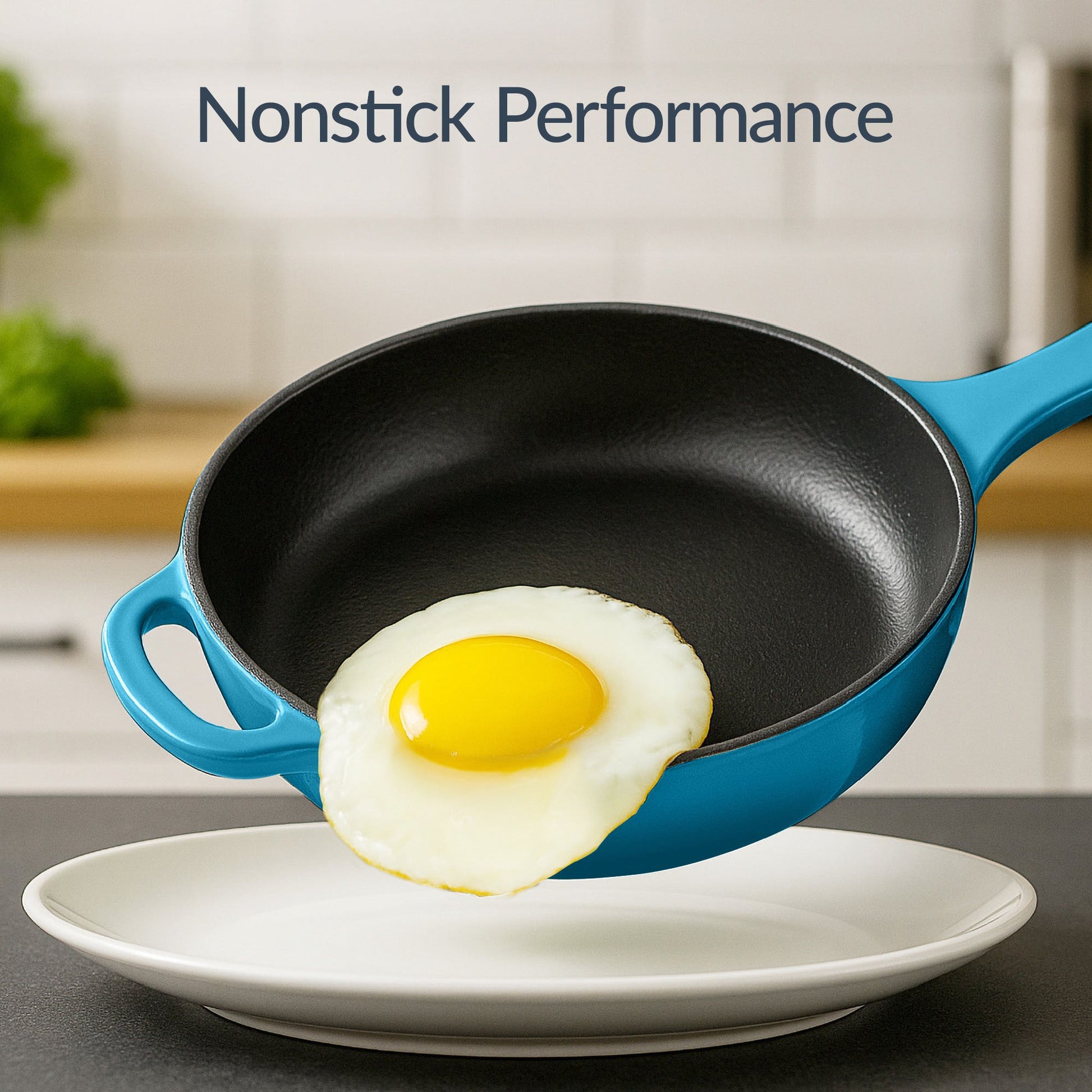 Non-Stick Pot & Pan Cookware Set, Cast Iron Skillet, Pan, Press, Dutch Oven