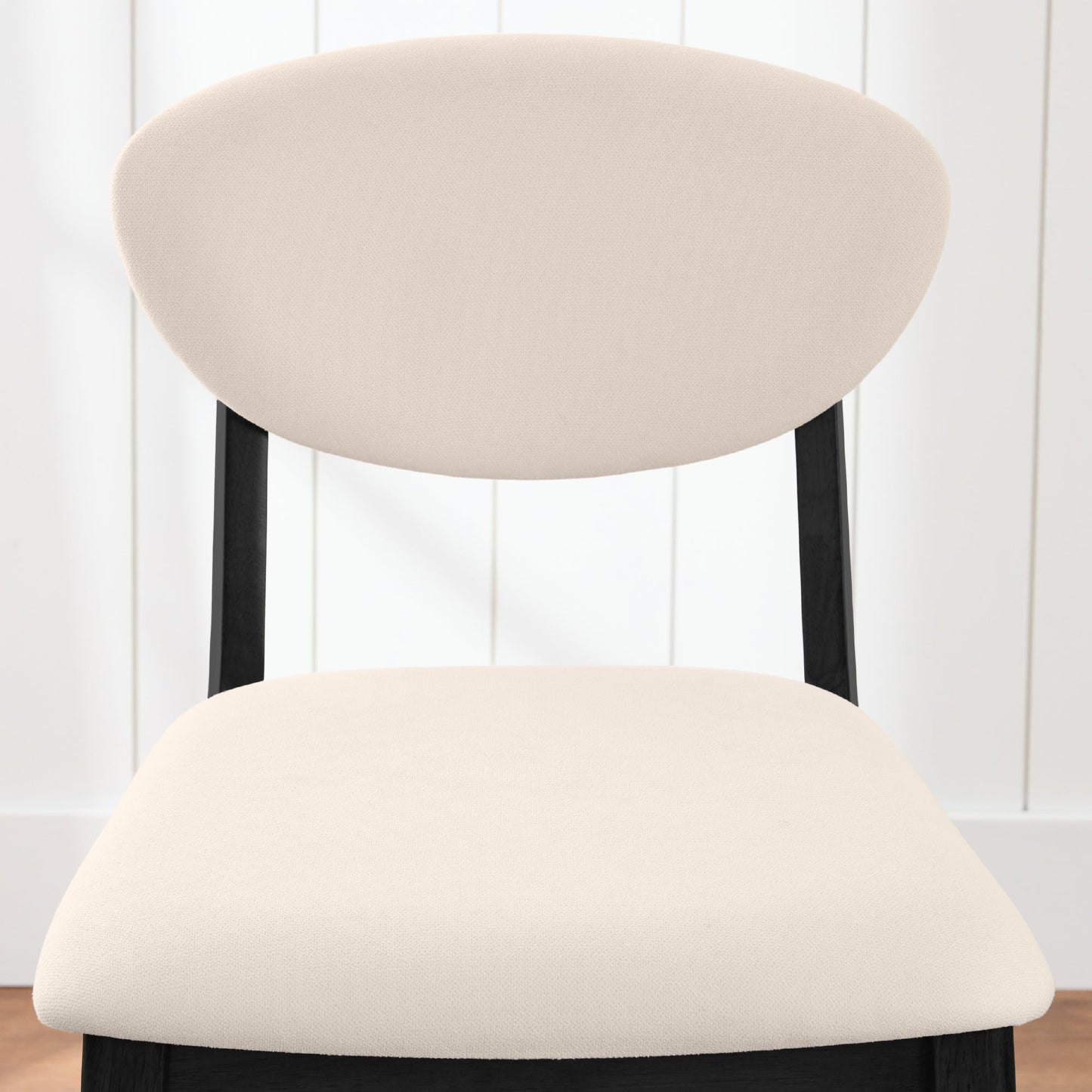 Set of 2 Modern Counter-Height Bar Stool Set W/ Upholstered Seat Cushion