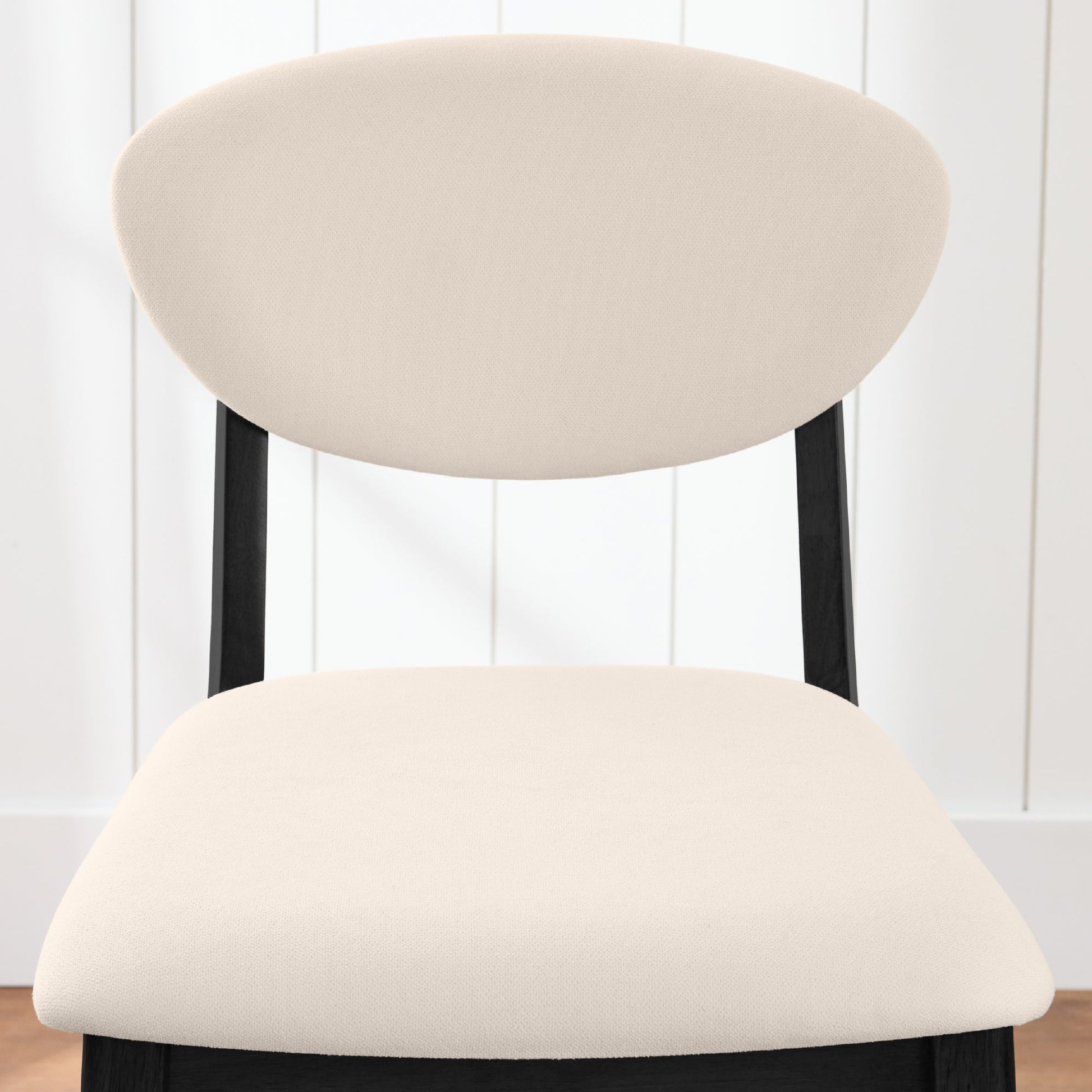 Set of 2 Modern Counter-Height Bar Stool Set W/ Upholstered Seat Cushion