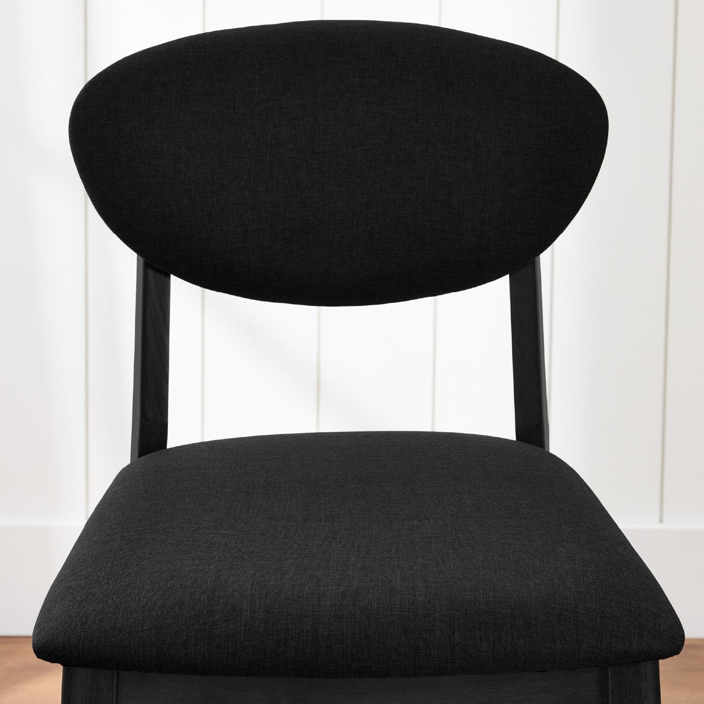 Set of 2 Modern Counter-Height Bar Stool Set W/ Upholstered Seat Cushion