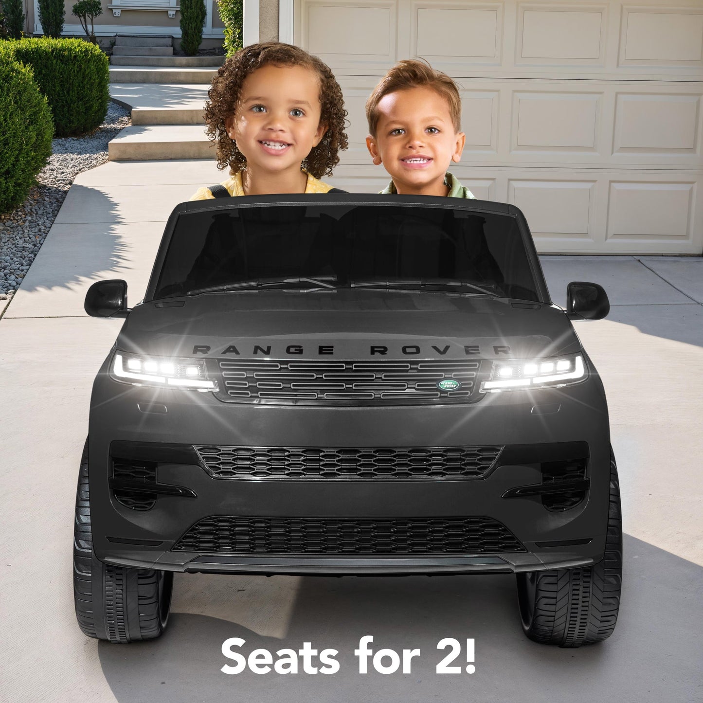 24V 2-Seater Licensed Range Rover Sport Ride-On Car w/ Parent Control