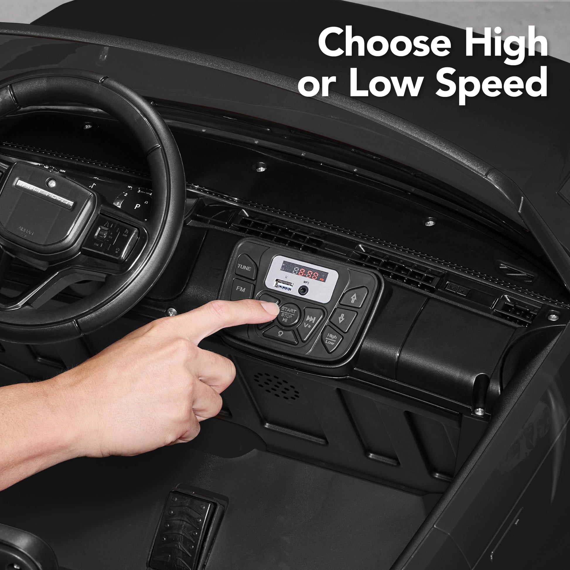 24V 2-Seater Licensed Range Rover Sport Ride-On Car w/ Parent Control