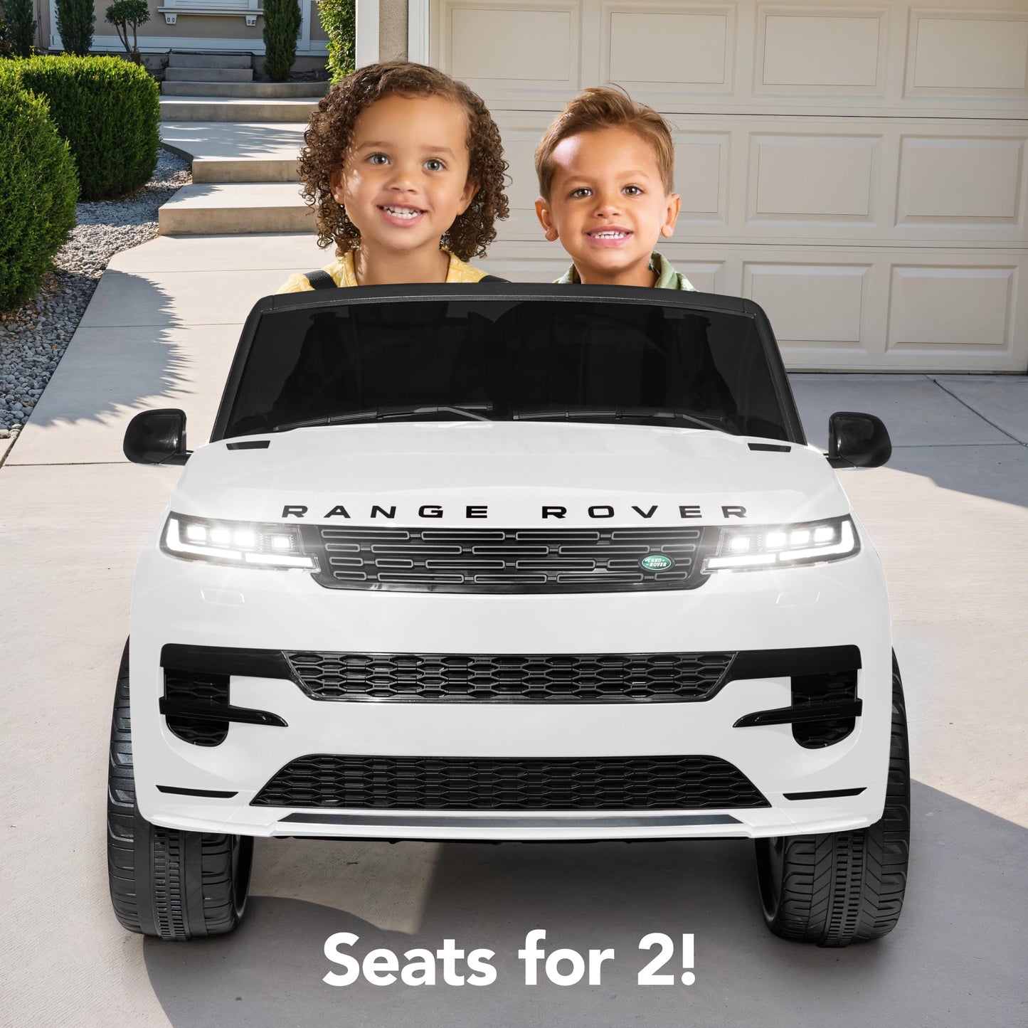 24V 2-Seater Licensed Range Rover Sport Ride-On Car w/ Parent Control