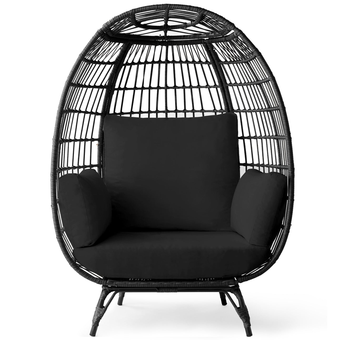 Wicker Egg Chair Oversized Indoor Outdoor Patio Lounger