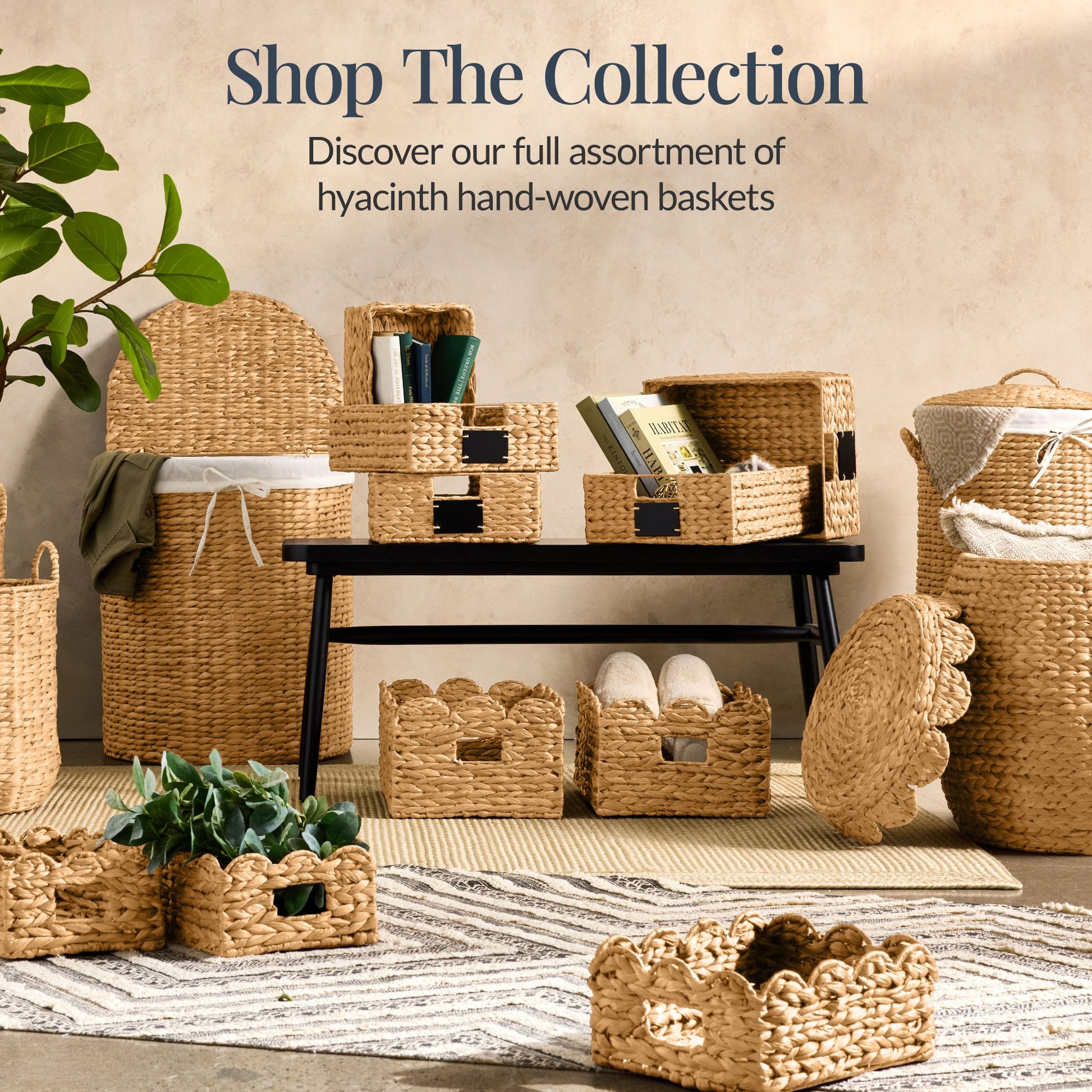 Large Laundry Hamper w/ Lid, Removable Liner & Built-in Handles
