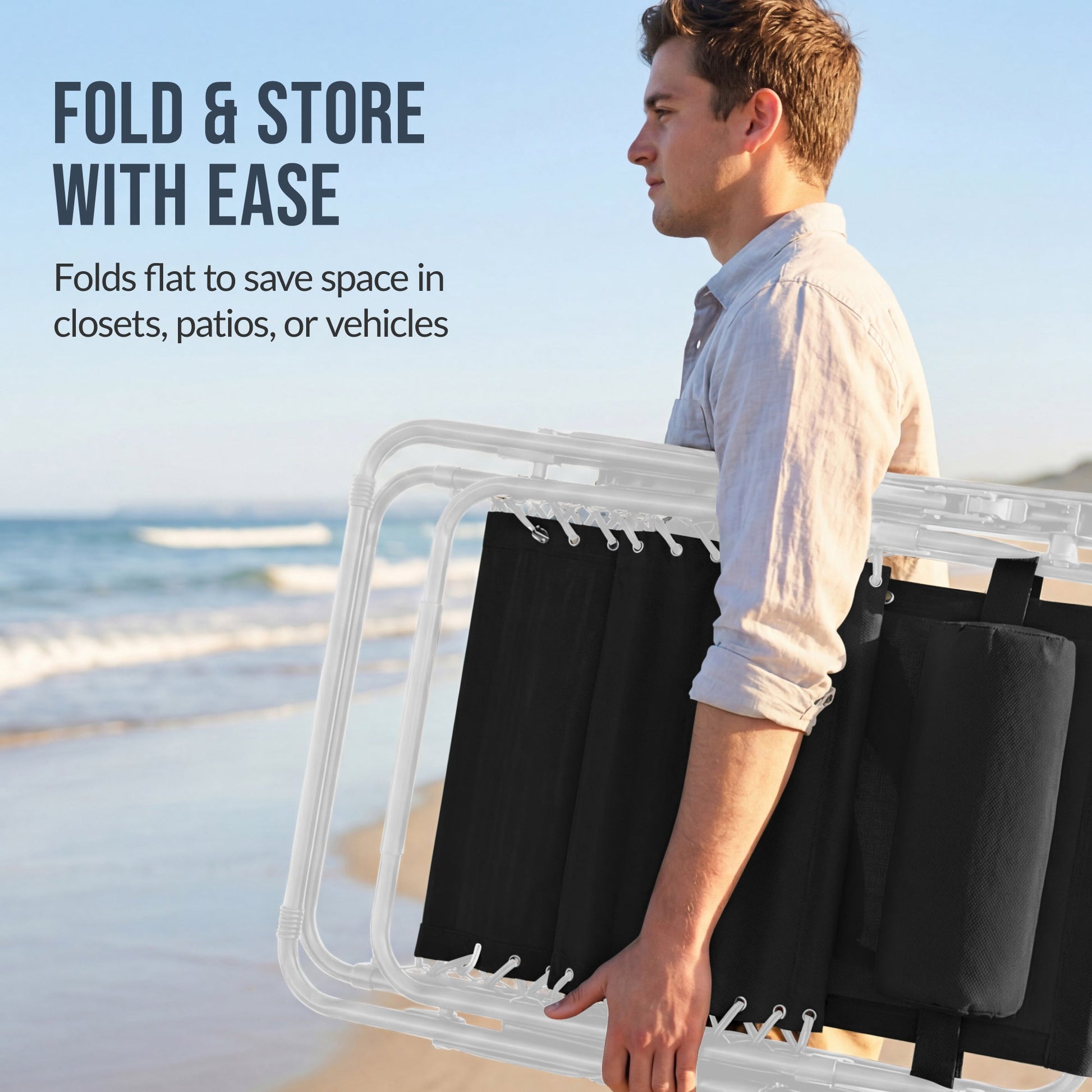 Set of 2 Extra Wide Adjustable Zero Gravity Patio Chair Recliners
