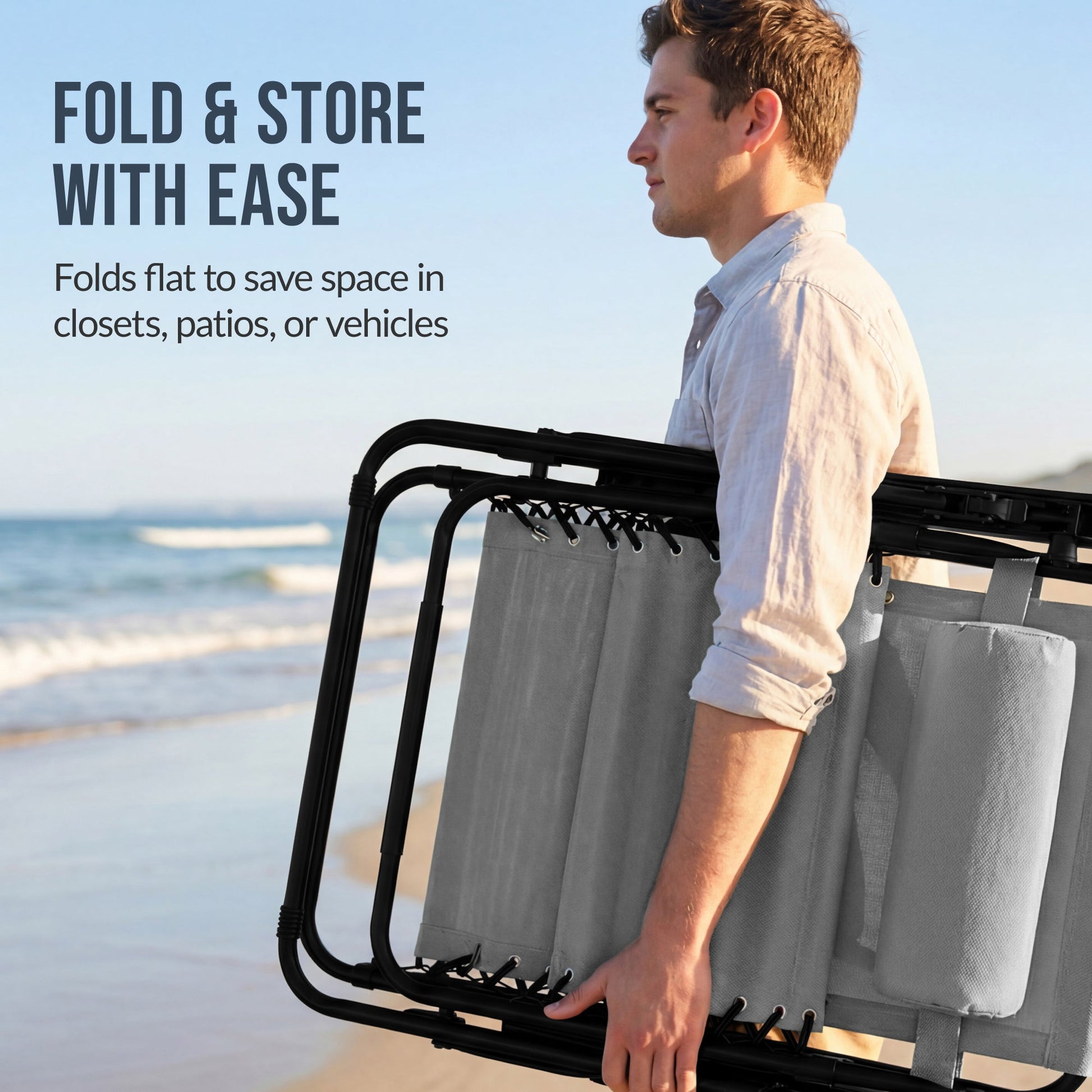 Set of 2 Extra Wide Adjustable Zero Gravity Patio Chair Recliners
