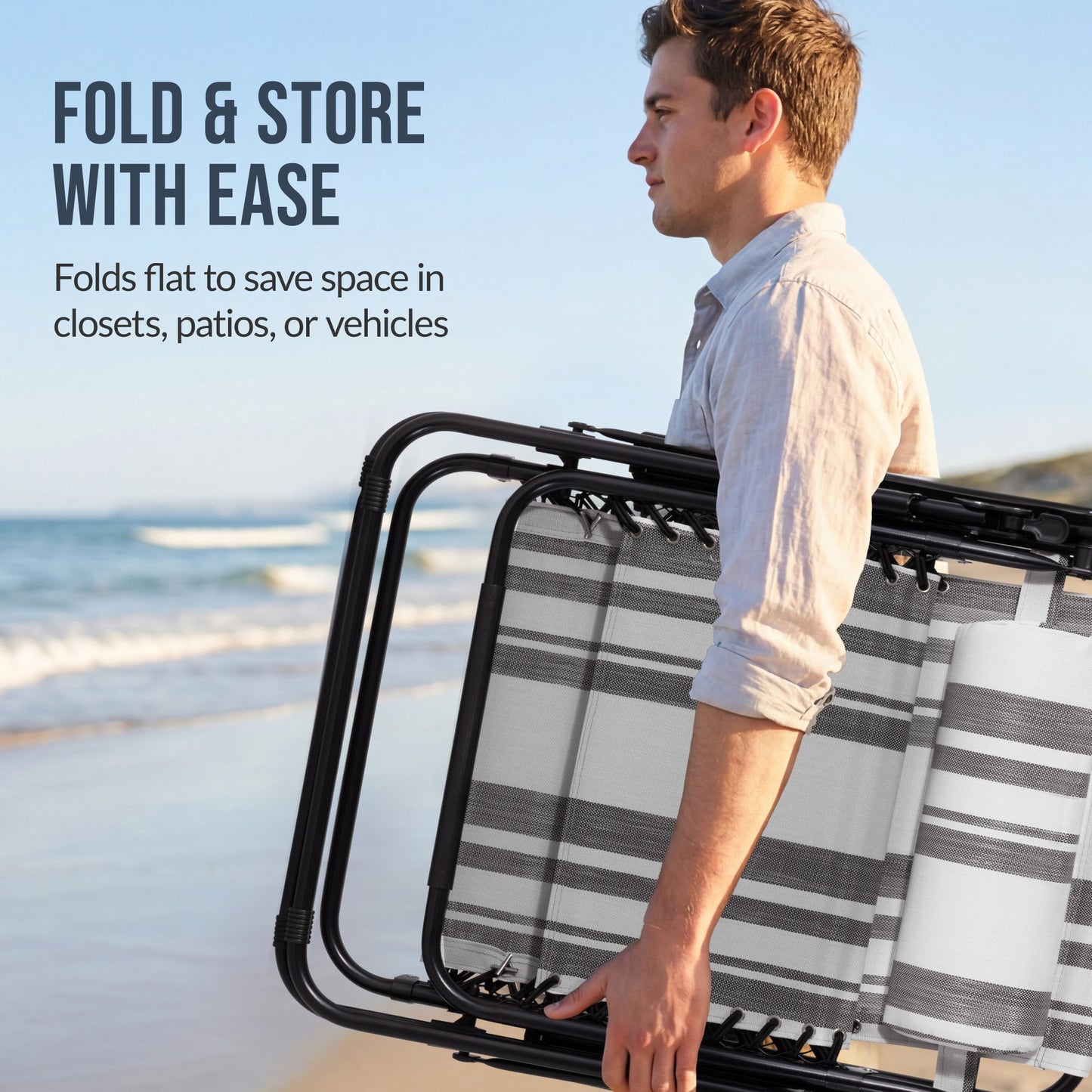 Set of 2 Extra Wide Adjustable Zero Gravity Patio Chair Recliners
