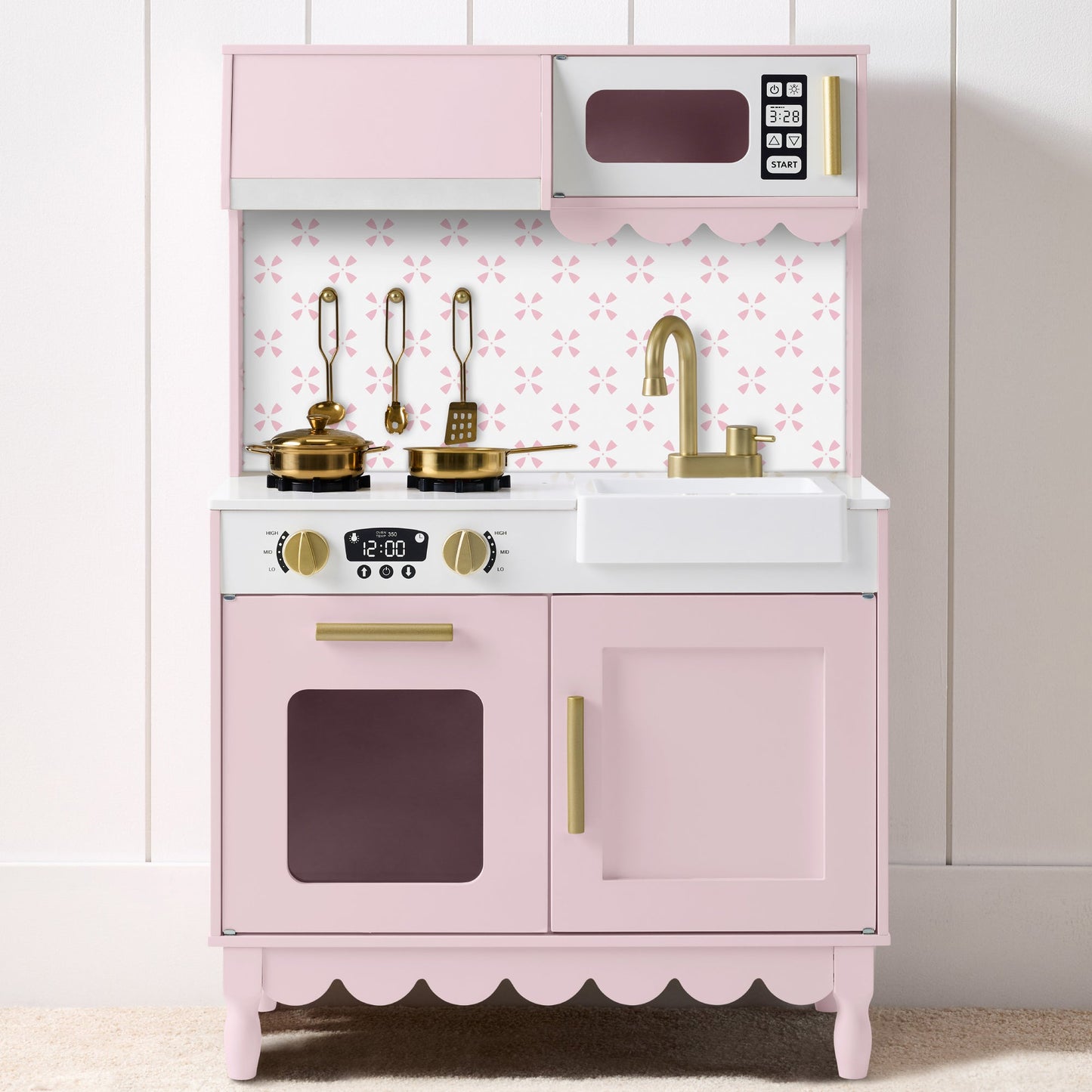 Toddler Kitchen Playset - Pretend Cooking Set