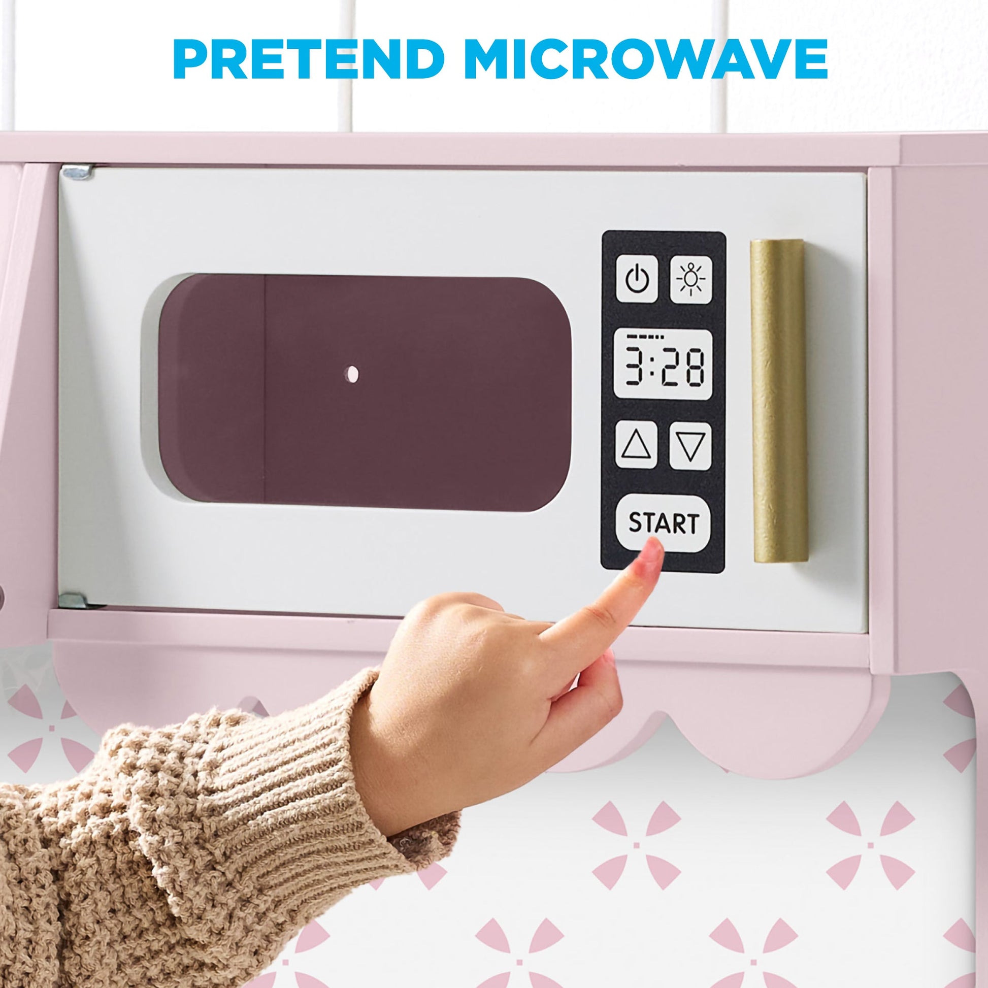 Toddler Kitchen Playset - Pretend Cooking Set
