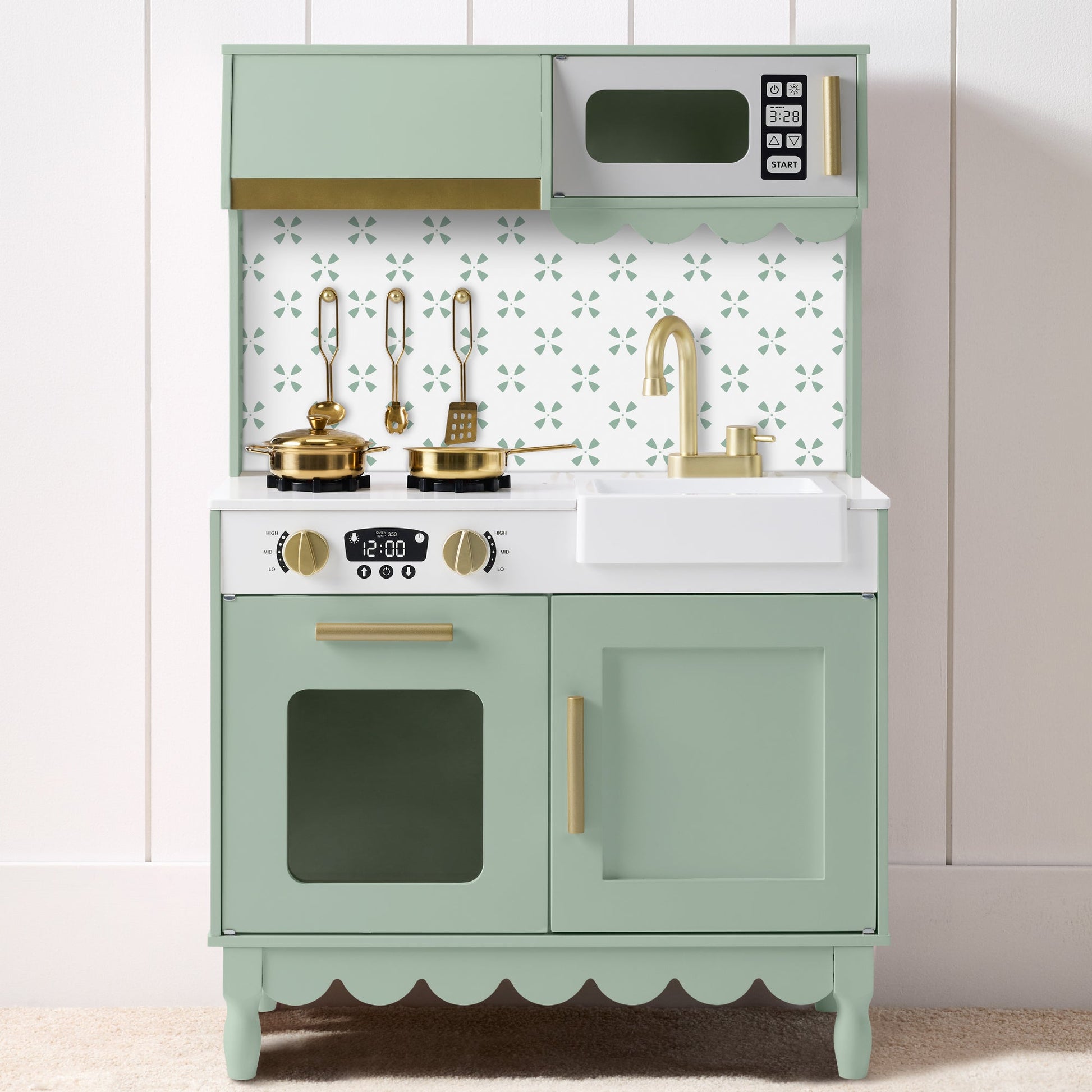 Toddler Kitchen Playset - Pretend Cooking Set