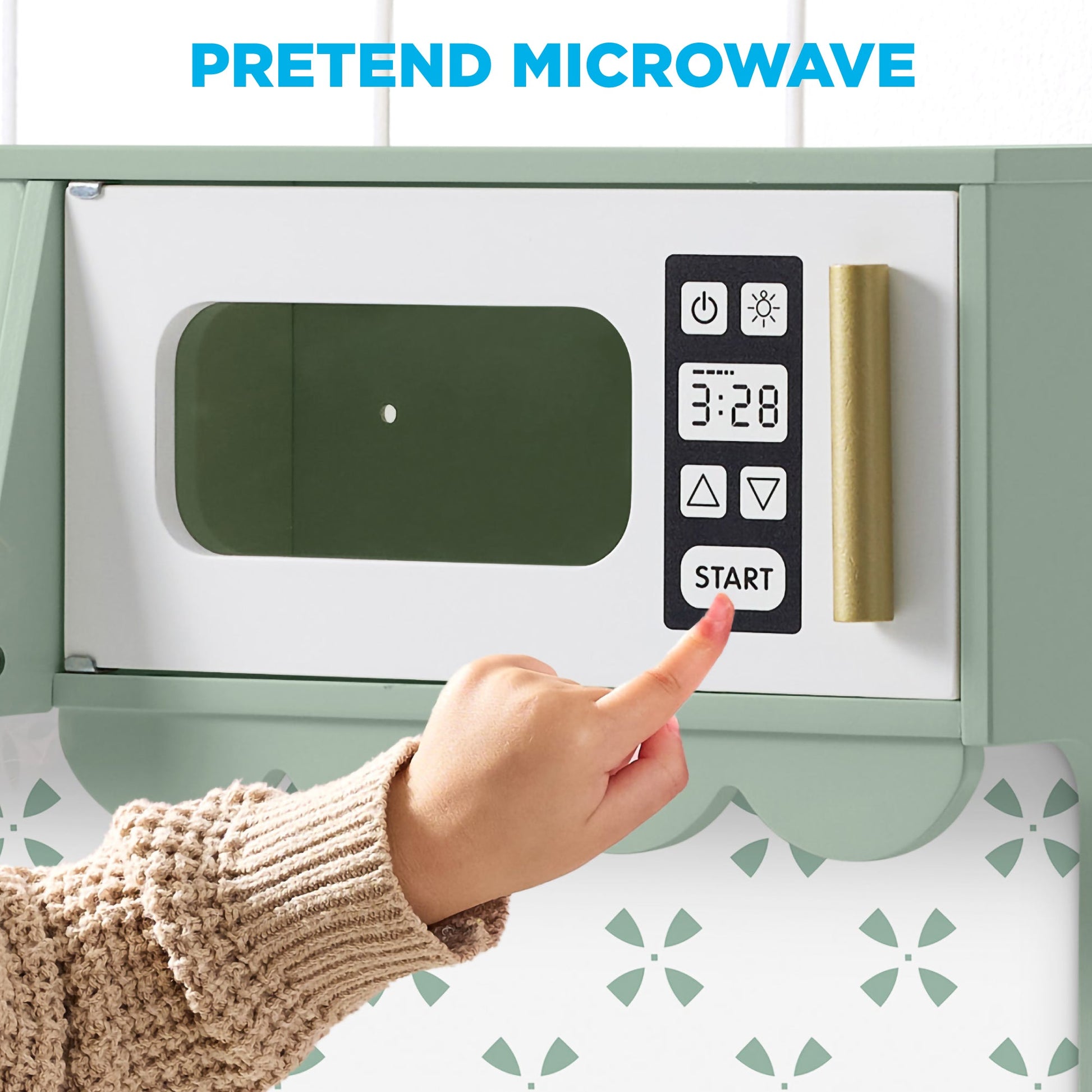 Toddler Kitchen Playset - Pretend Cooking Set