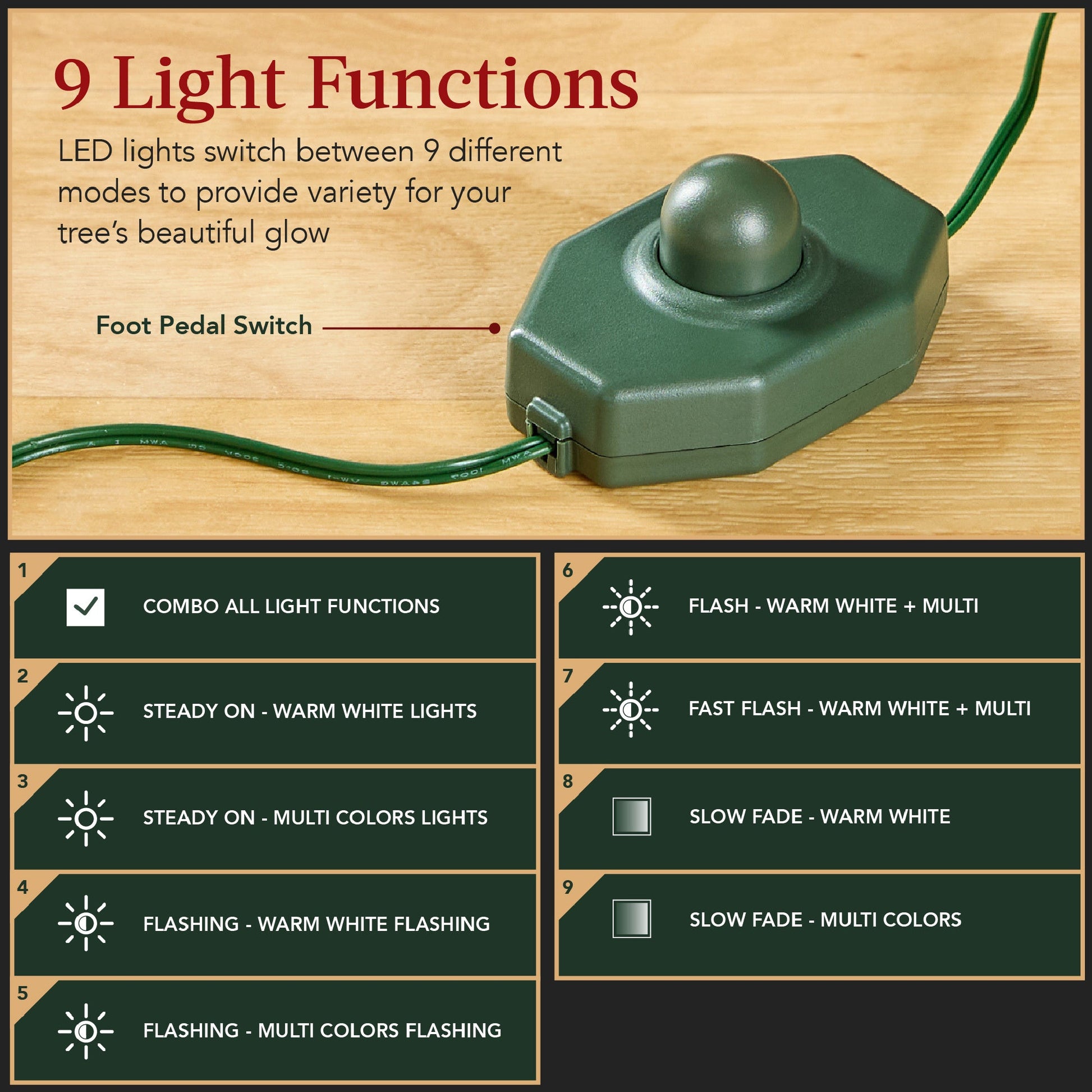 Pre-Lit Premium Semi-Flocked Cashmere Christmas Tree