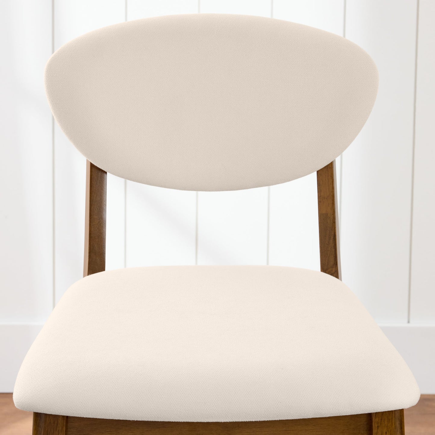 Set of 2 Modern Counter-Height Bar Stool Set W/ Upholstered Seat Cushion