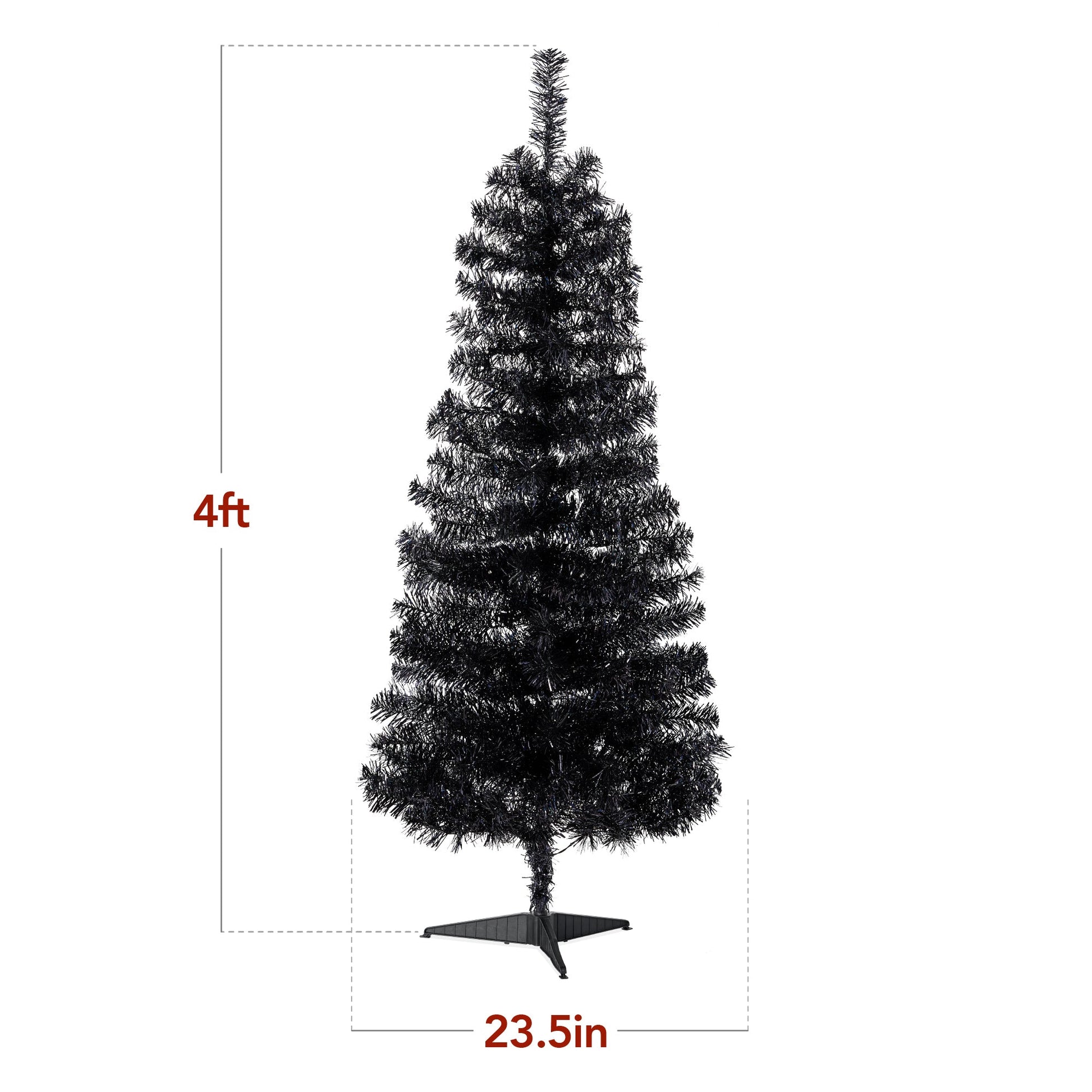 Prelit Colorful Mini Spruce Christmas Tree w/ LED Lights - 4ft