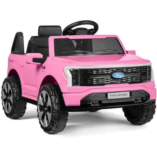 12V Kids Ride On Car Officially Licensed Ford Lightning w/ Remote, 2 Speeds