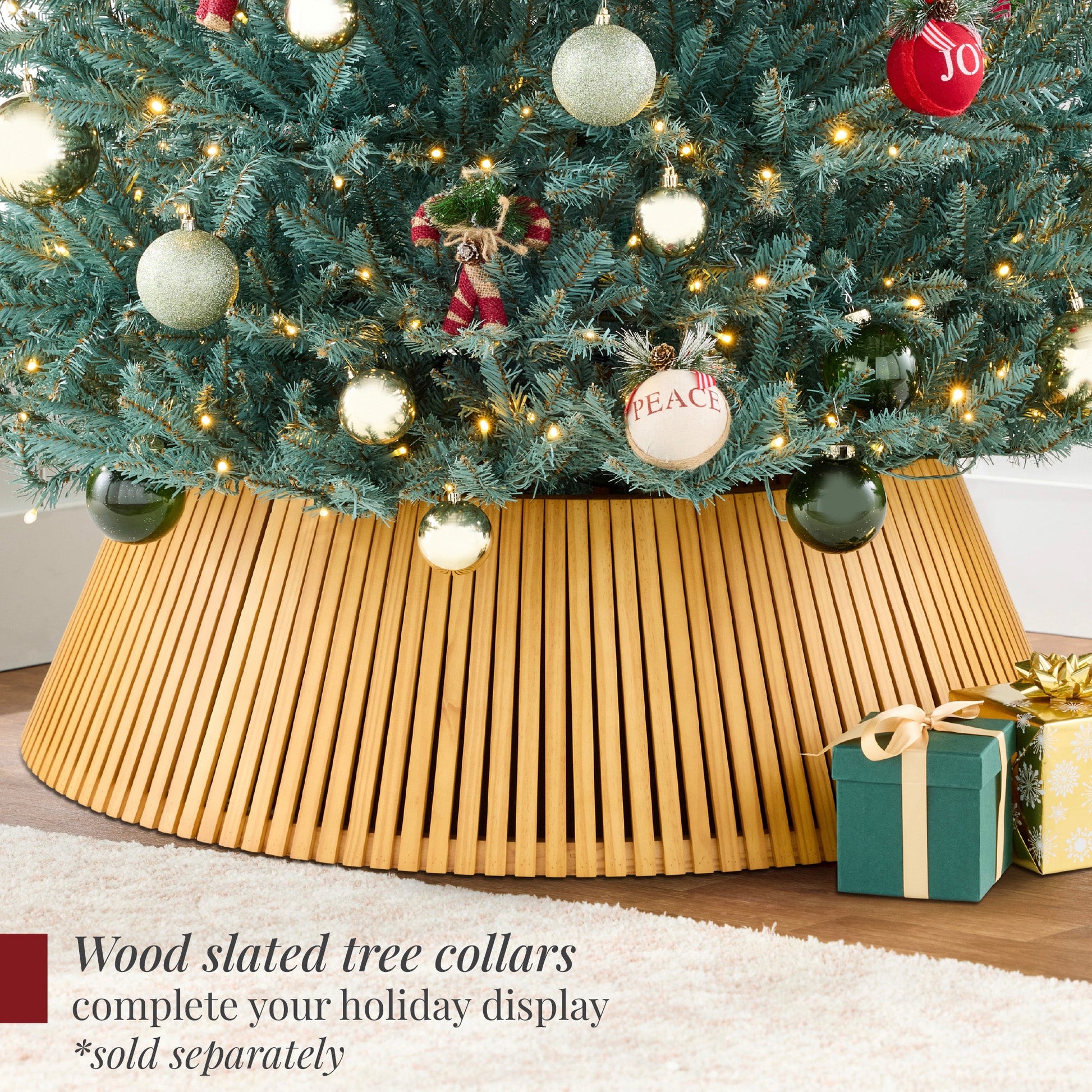 Pre-Lit Premium Artificial Nordic Fir Christmas Tree w/ 2-in-1 Twinkle LEDs