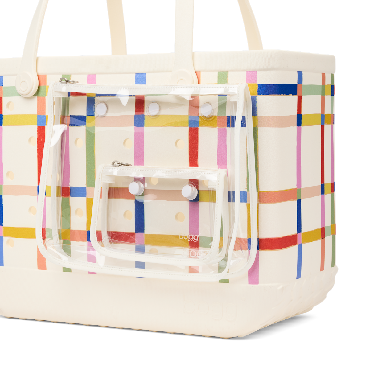 Original Bogg Bag - Red, White and Plaid